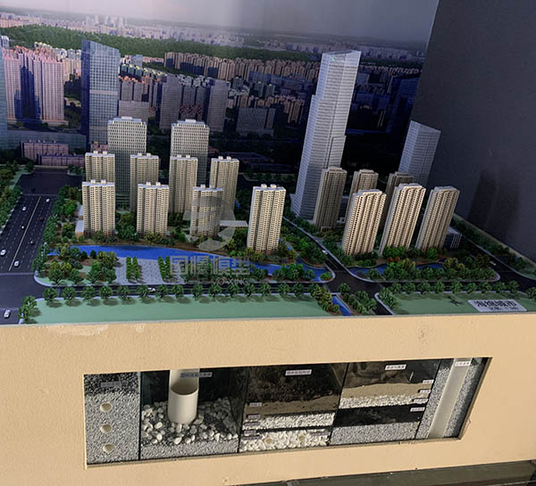 来凤县建筑模型